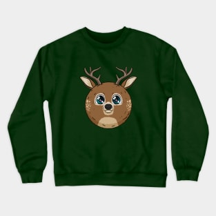 Deer Fluffball Crewneck Sweatshirt